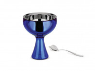 Pucharek z łyżką do deserów Alessi Big Love Blue..
