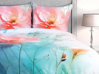 Pościel Vincenza Summer Aquarel Flower 160x200PL..