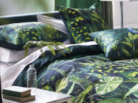 Pościel Designers Guild Arjuna Leaf Green - poszewka na poduszkę 70x80..