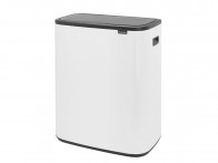 Kosz na śmieci Brabantia Bo Touch White 60L (2x30L)..
