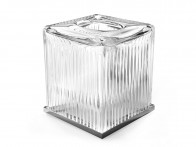 Pudełko na chusteczki 3SC Elegance Crystal Quadra Chrom..
