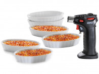 Zestaw do creme brulée GEFU Carmello 7 elementów..