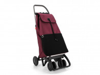 Wózek na zakupy Rolser I-Max 4L TOUR Urban MF Berry / dwukierunkowy składany skrętny..