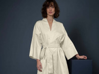 Szlafrok Decoflux Kimono Solid Antique White S/M..