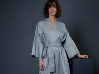Szlafrok Decoflux Kimono Solid Blue Bell..