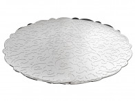 Patera/taca do serwowania Alessi Dressed Round Silver MW07..