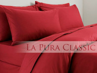 Pościel La Pura Uni Red 140x200..