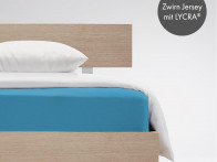 Prześcieradło Fleuresse Jersey Comfort Sea Blue 180x200..