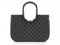 Torba na zakupy Reisenthel LoopShopper L Glossy Dots Black..