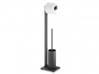 Stojak na papier i szczotkę Zack Linea Black Matt..