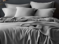 Pościel Vincenza Uni Satin Silver 200x200PL..