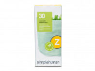 Worki kompostowalne na odpady bio Simplehuman Custom Fit 4l rozm.Z 30szt..