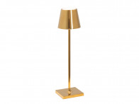 Lampa Zafferano Poldina LED Table 27 Gold Glossy..