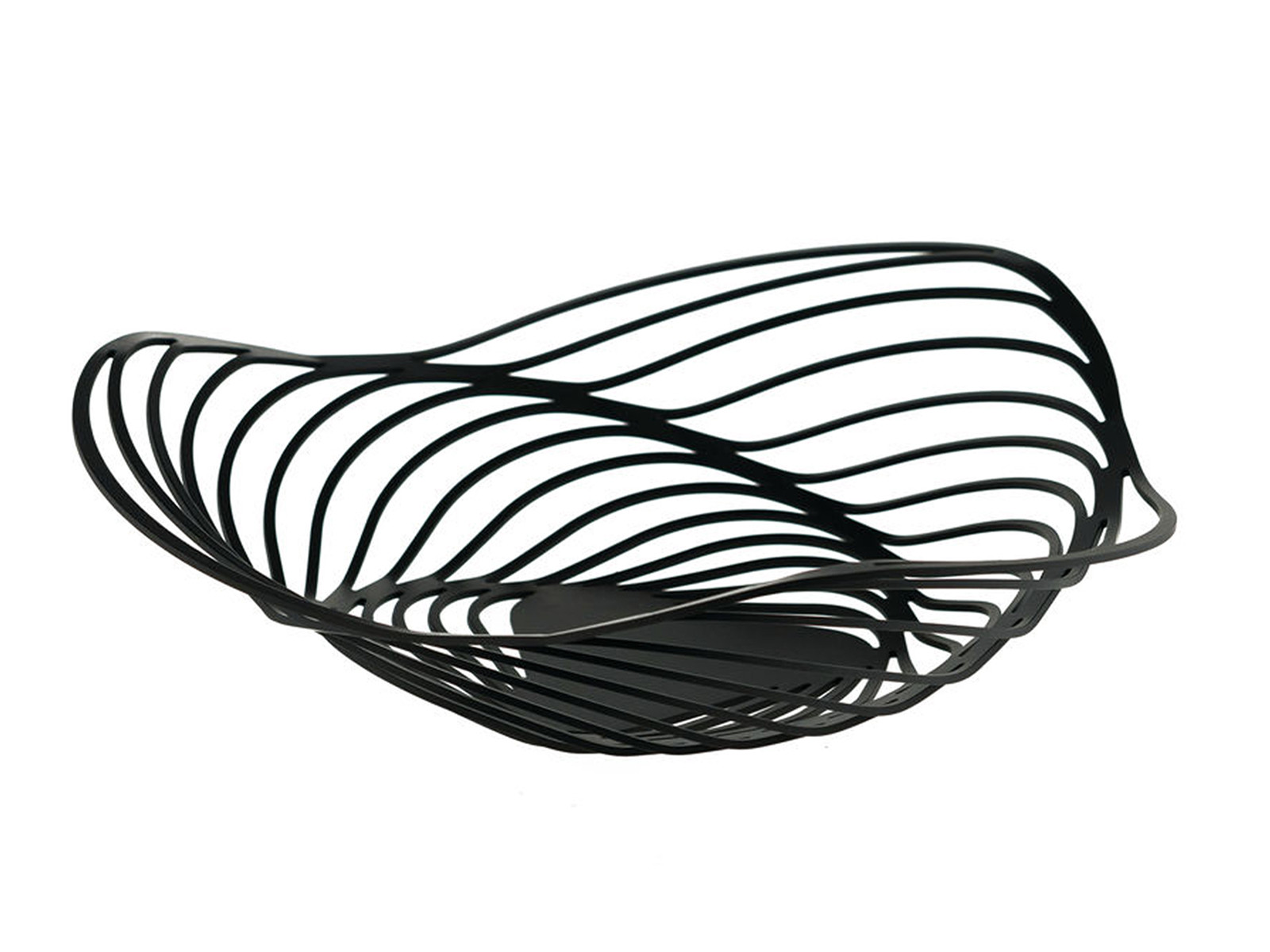 Patera dekoracyjna na owoce Alessi Trinity Black 33cm