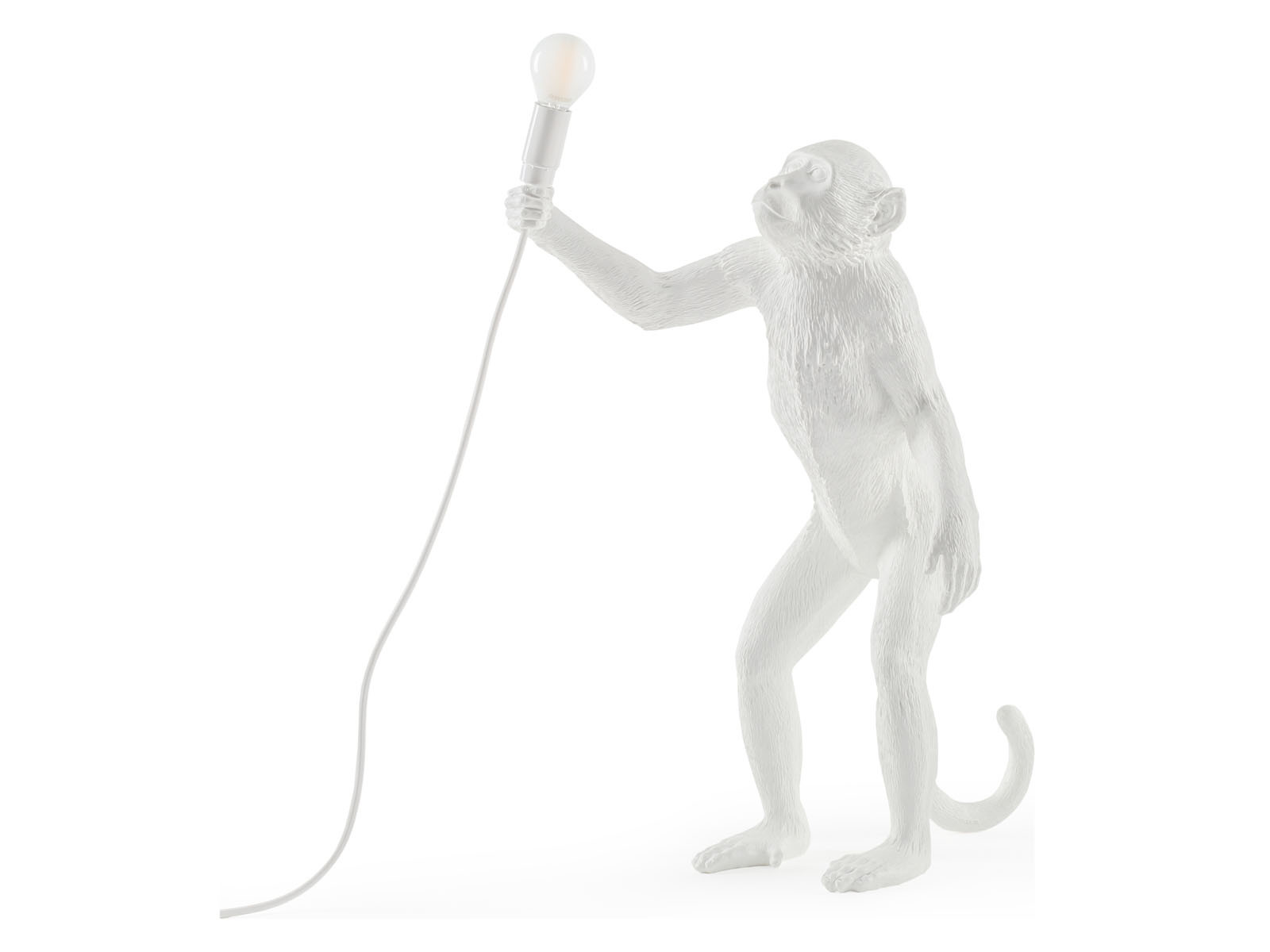 Lampa Seletti Monkey Standing White In/Out / Lampa stojąca