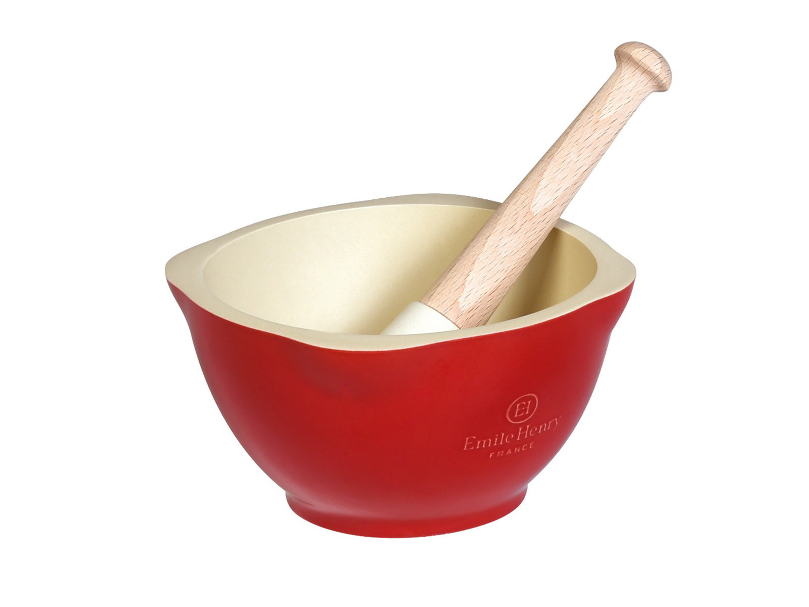 Moździerz z tłuczkiem Emile Henry 15cm Red