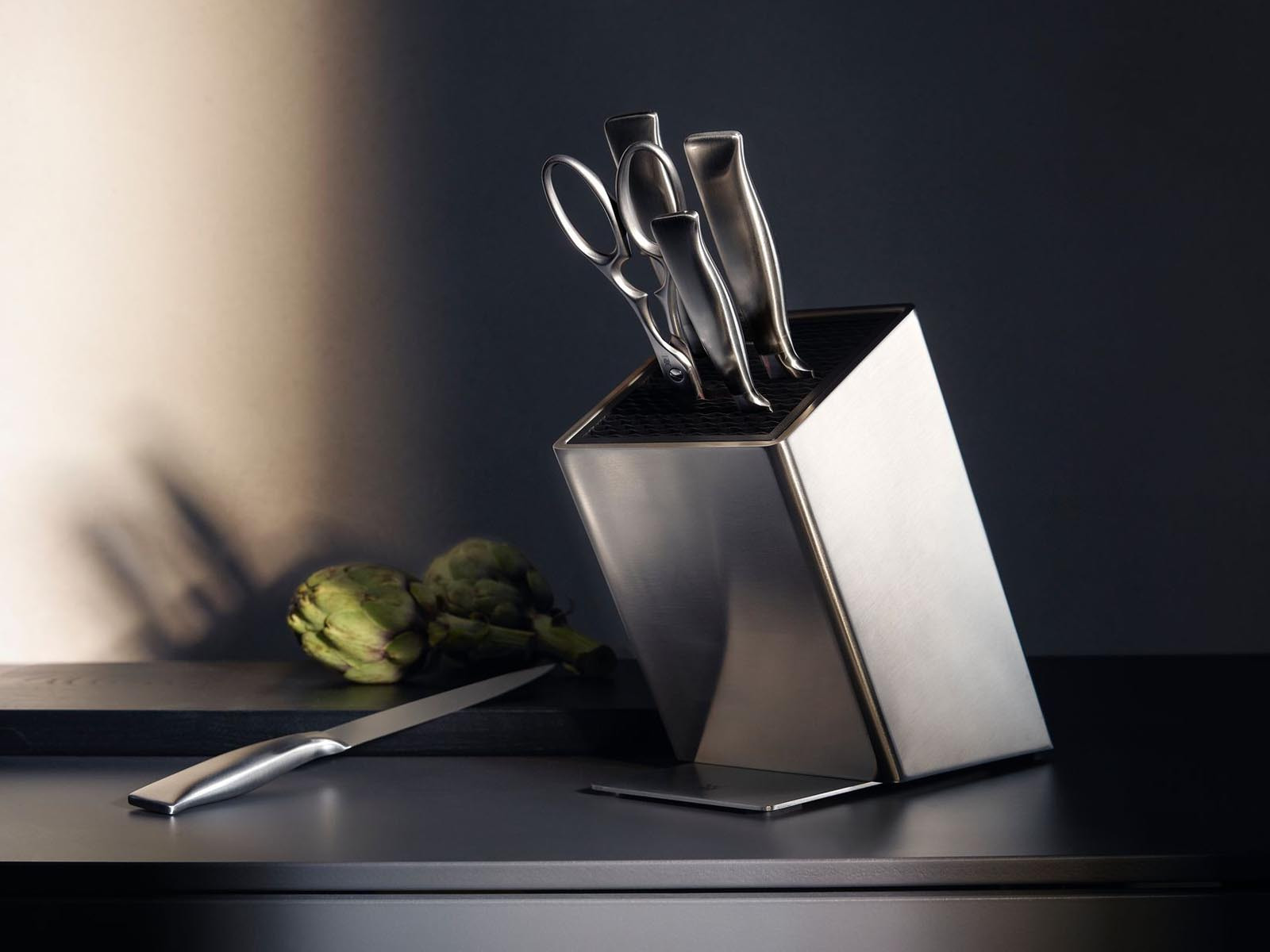Zestaw noży + nożyczki x5 ze stojakiem WMF Grand Gourmet