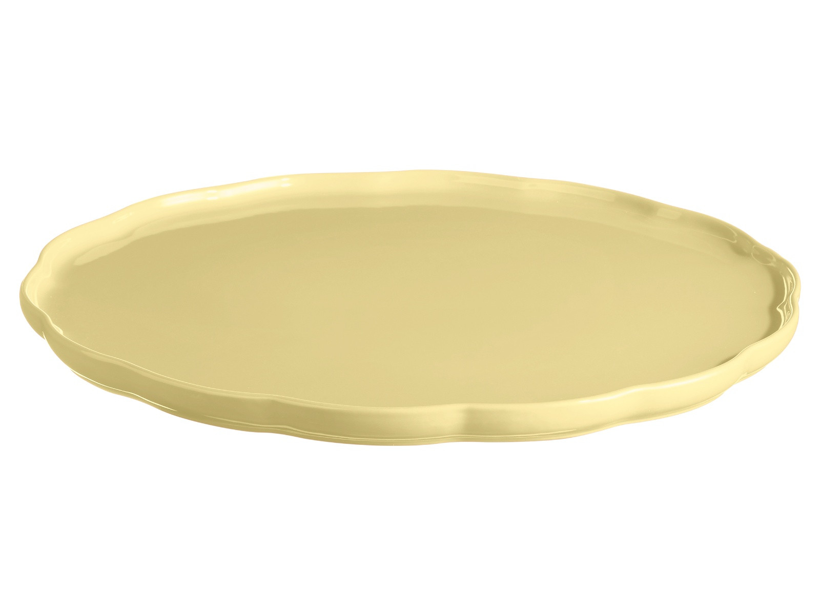 Taca do zapiekania i serwowania Emile Henry Madeleine Round 31cm Vanilla