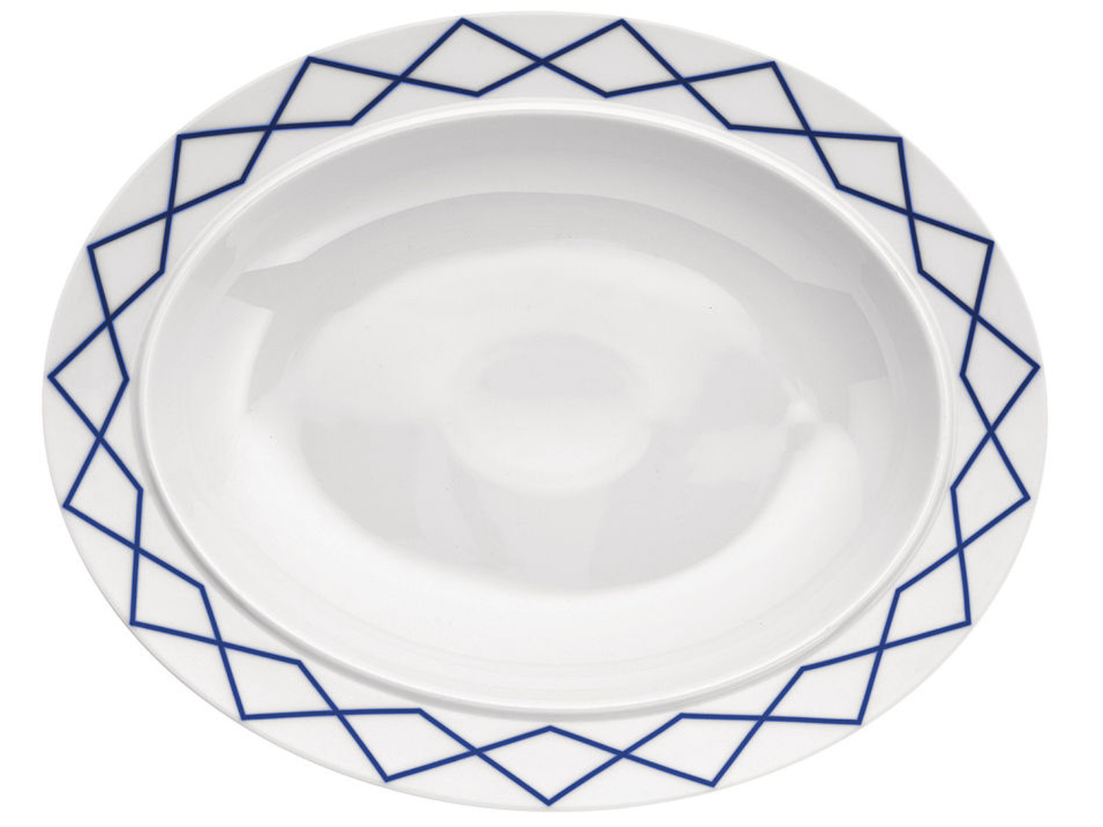 Talerz serwisowy Alessi La Bella Tavola My Beautiful China 38cm