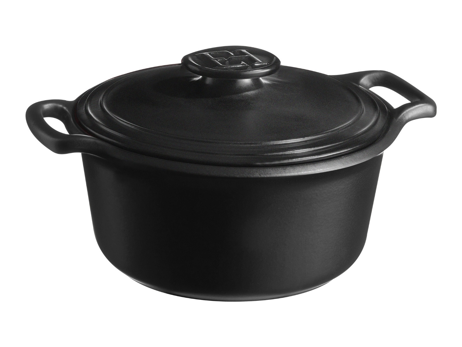 Garnek Emile Henry Sublime+ IND Black 3l z pokrywką