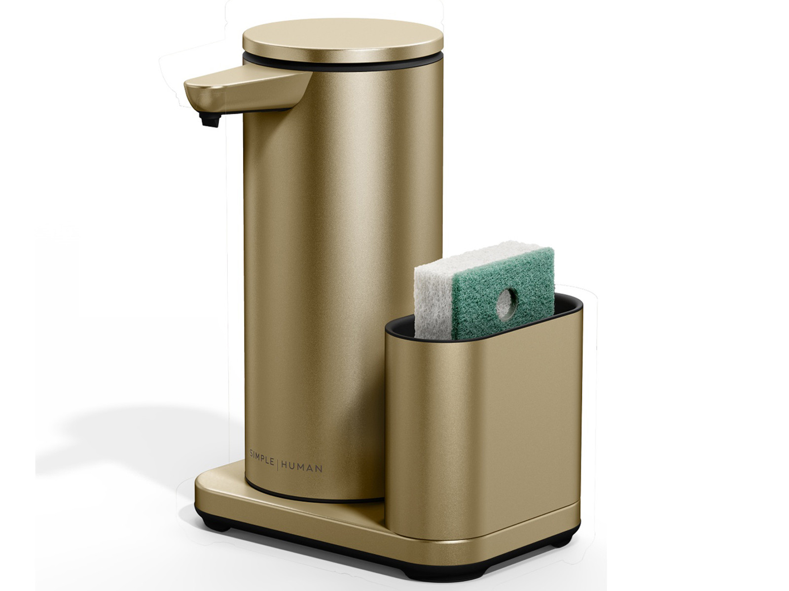 Dozownik bezdotykowy z pojemnikiem Simplehuman Sensor Gold Matt 414ml