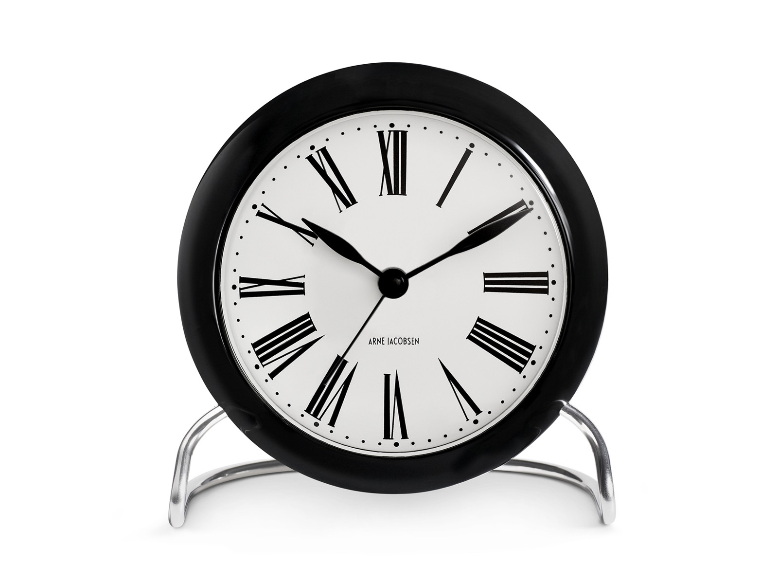 Zegar stołowy z budzikiem Arne Jacobsen Roman Table Clock 11cm