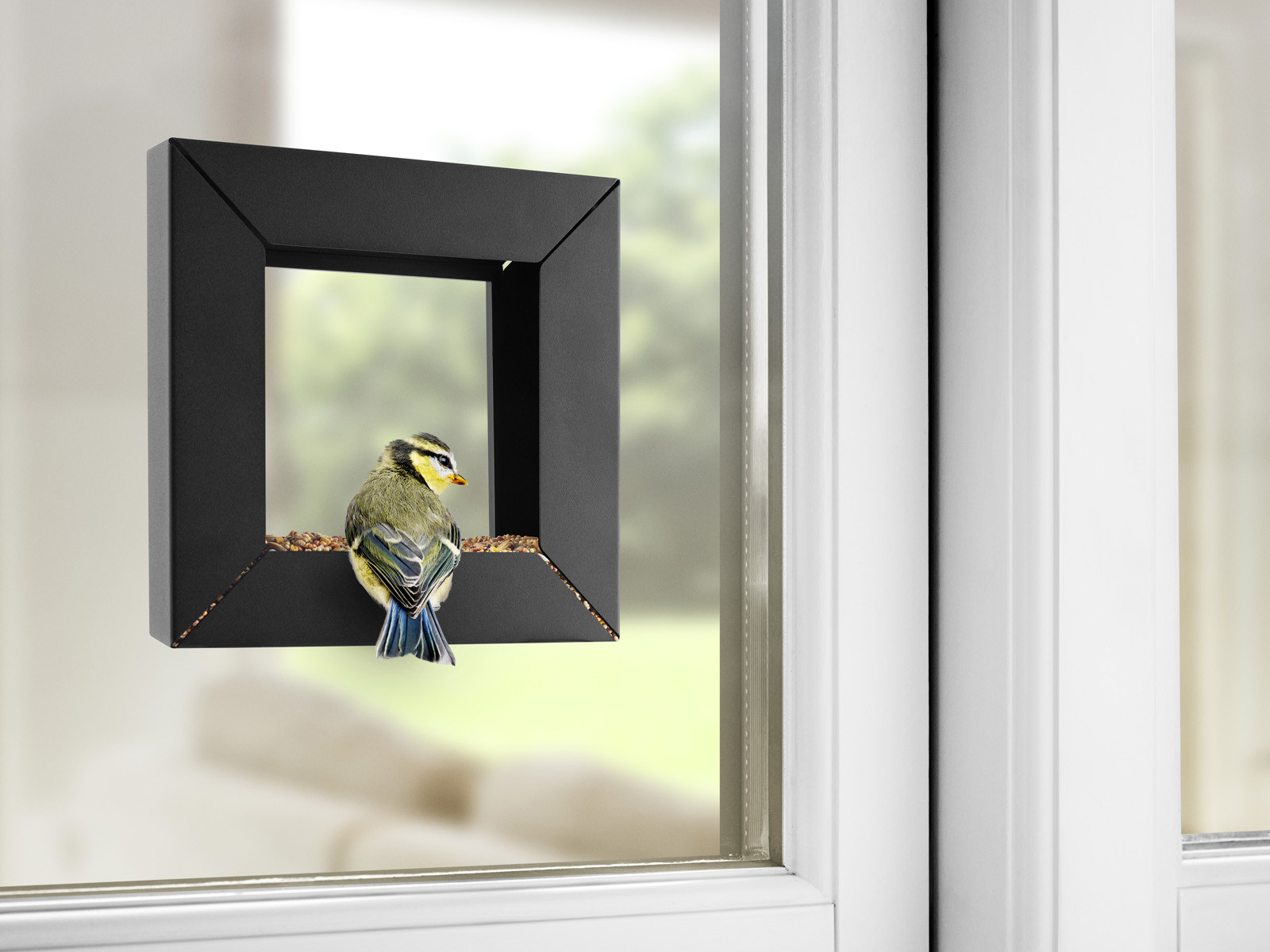 Karmnik dla ptaków okienny Eva Solo Window Frame Black
