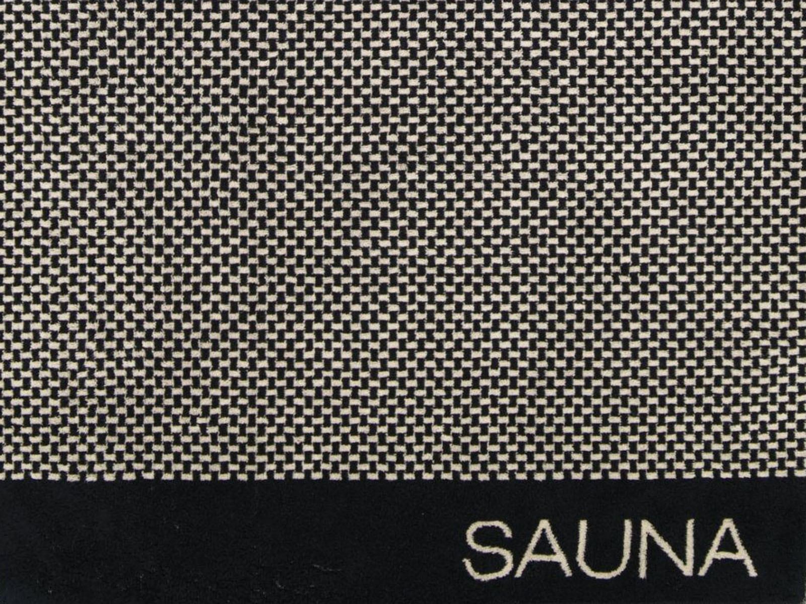 Ręcznik Cawo Sauna Natural Petite Black 80x200