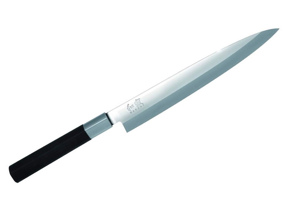 Nóż stalowy KAI Wasabi Black Yanagiba 21cm