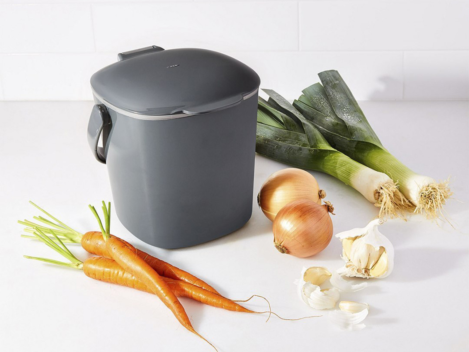 Kompostownik nablatowy Oxo Good Grips 2,8 L Grey