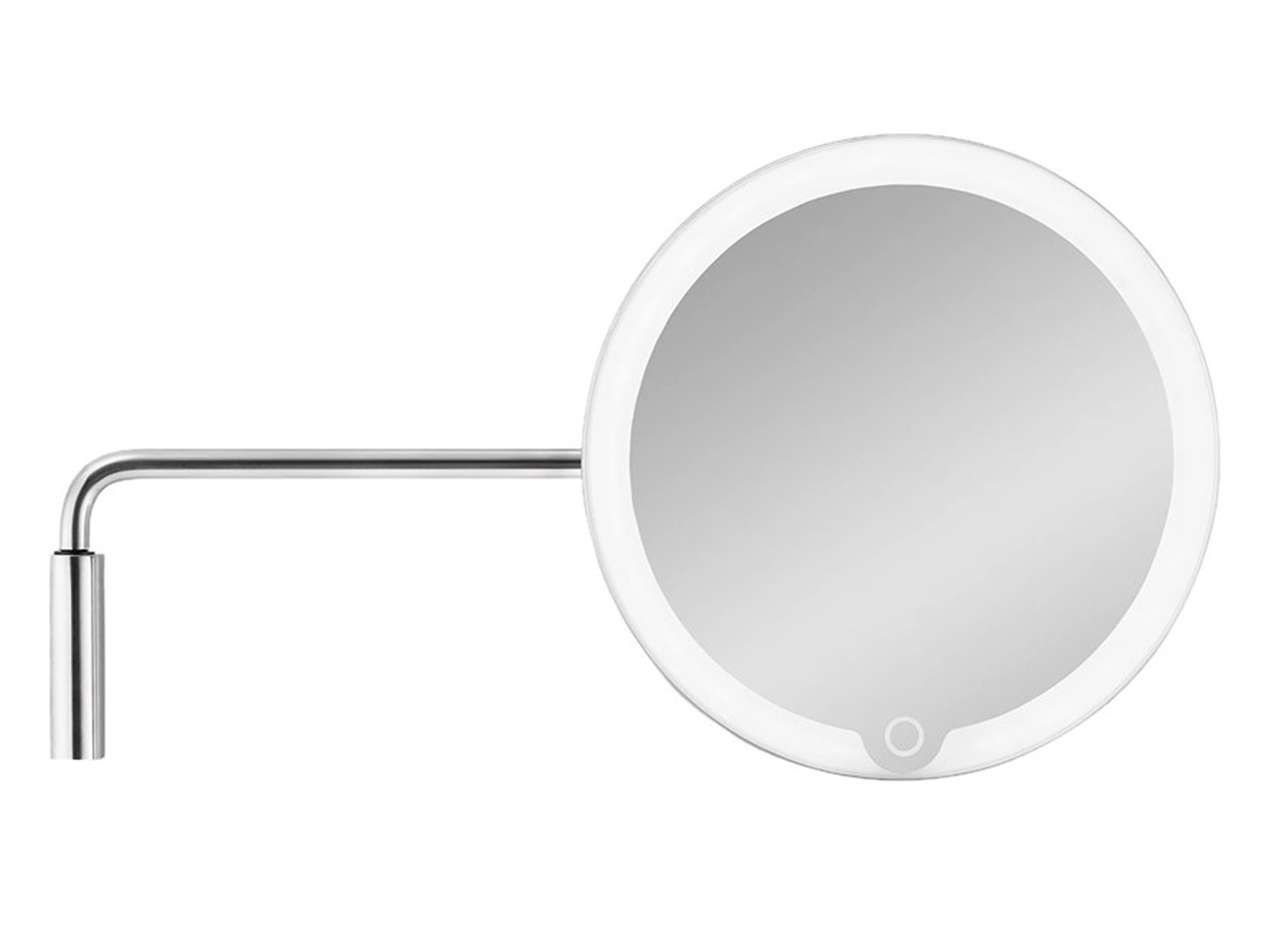 Lusterko kosmetyczne ścienne Blomus Modo Wall LED 5x Matt Steel