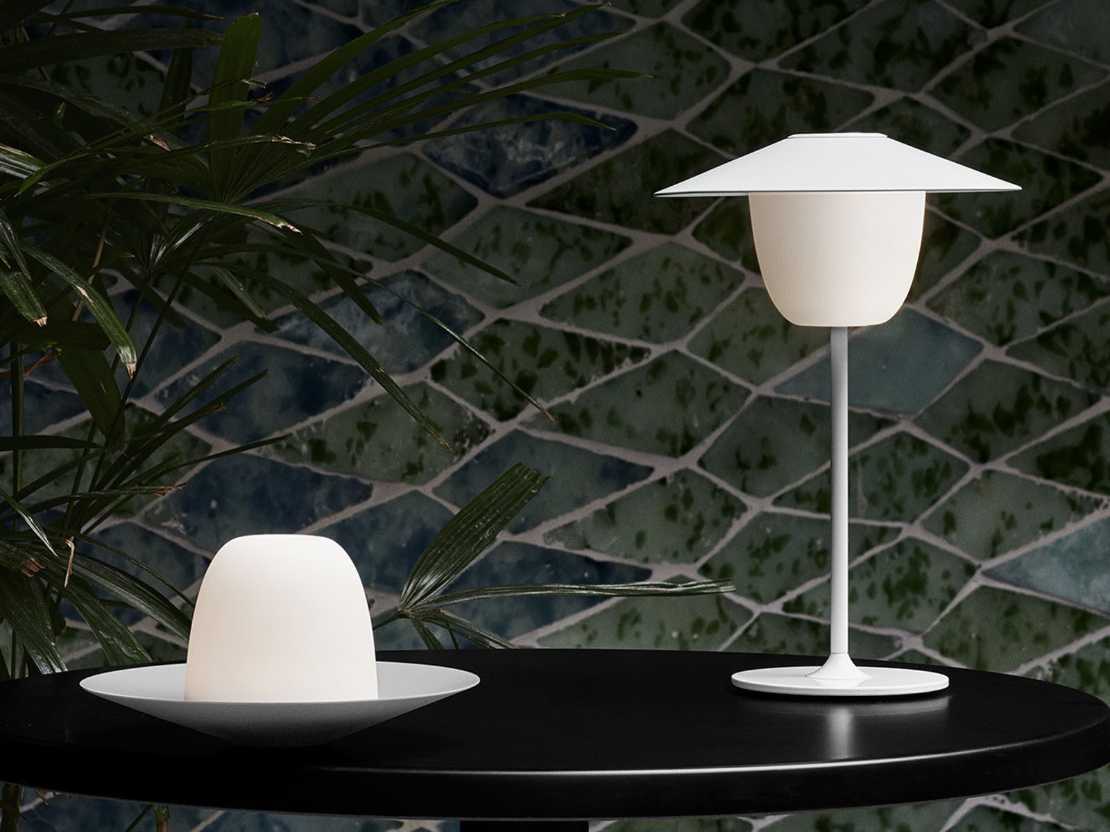Lampa Blomus Ani LED Table 3in1 Medium White