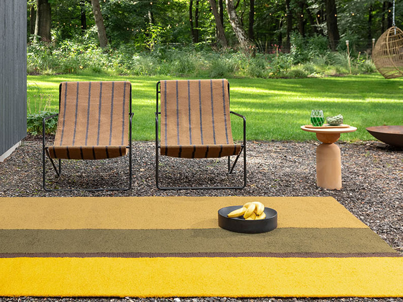 Dywan zewnętrzny Brink&Campman Festival Yellow 250x350