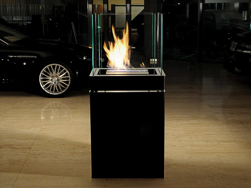 Biokominek Radius Semiflame Matt Black L