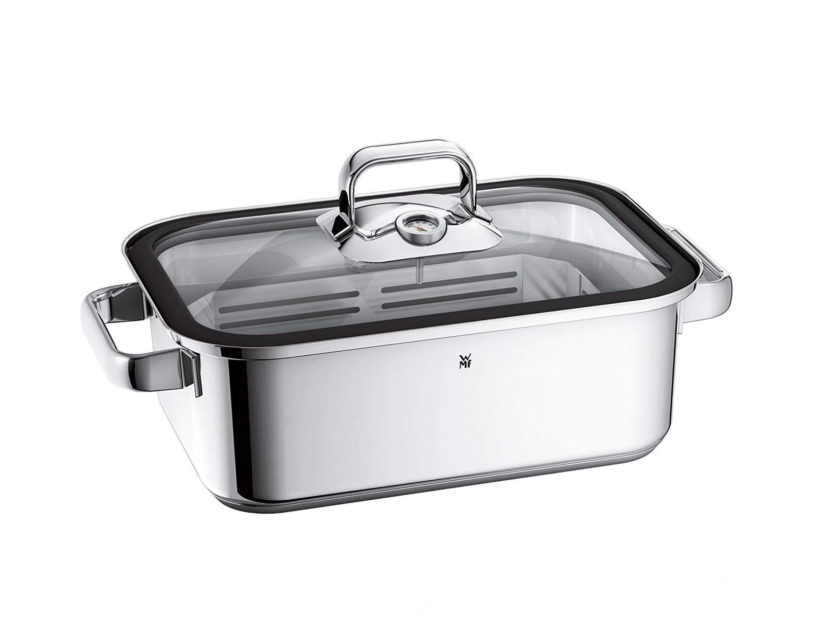 Brytfanna parowa zamykana z termometrem WMF Vitalis Silicon 3,5 L