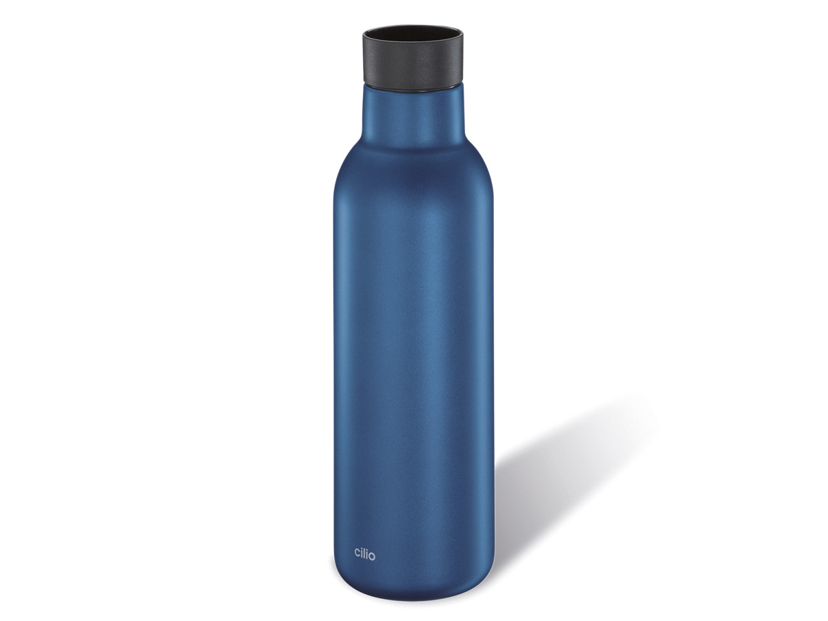 Butelka termiczna Cilio Deluxe Click360 Blue Matt 0,45L