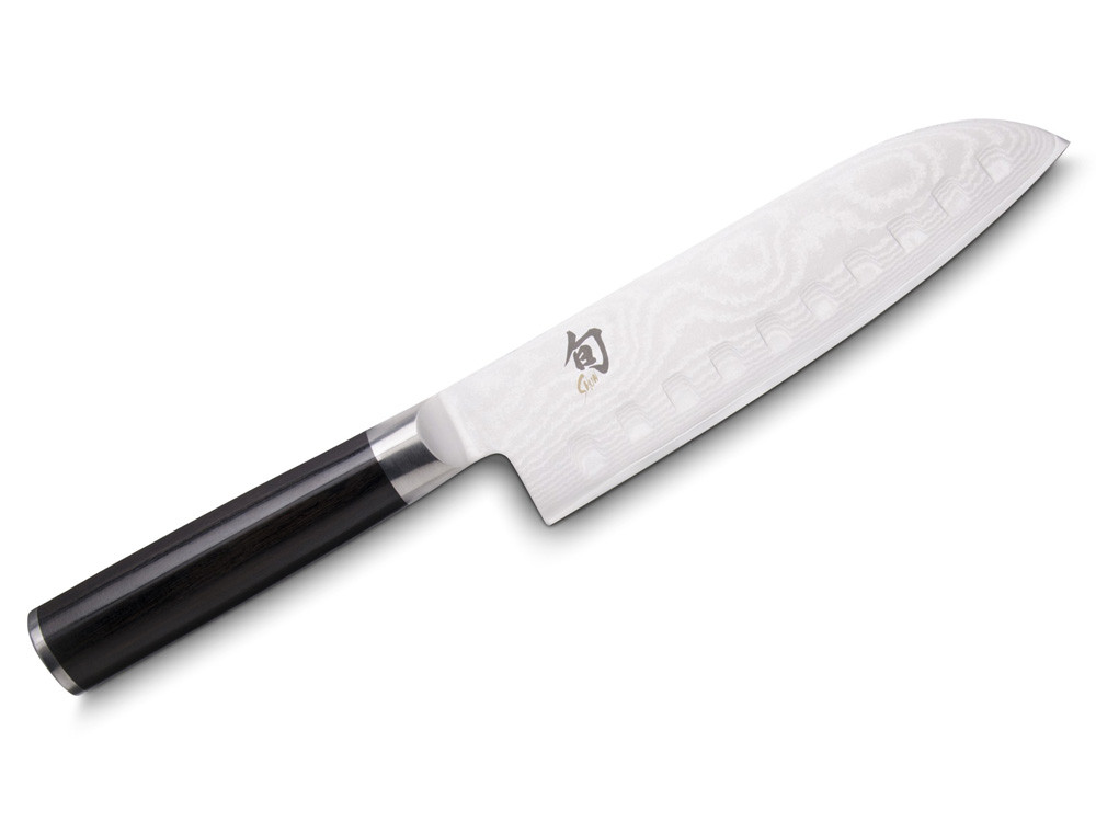 Nóż KAI Shun Classic Santoku ze żłobieniami 19cm