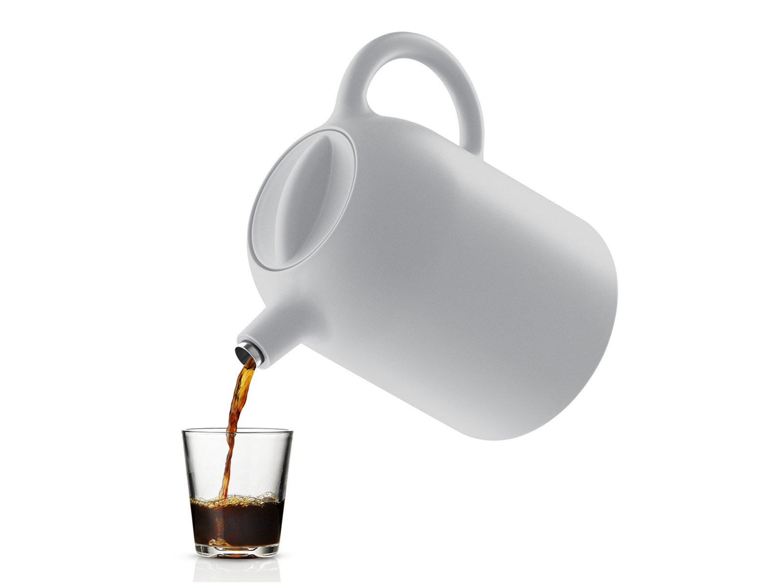 Dzbanek próżniowy termiczny Eva Solo Thimble Marble Grey 1L