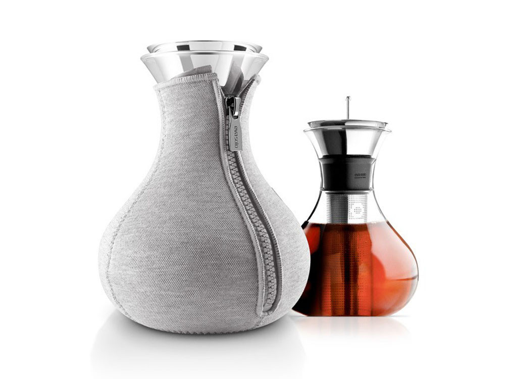 Dzbanek zaparzacz do herbaty z pokrowcem Eva Solo TeaSolo Light Grey 1L