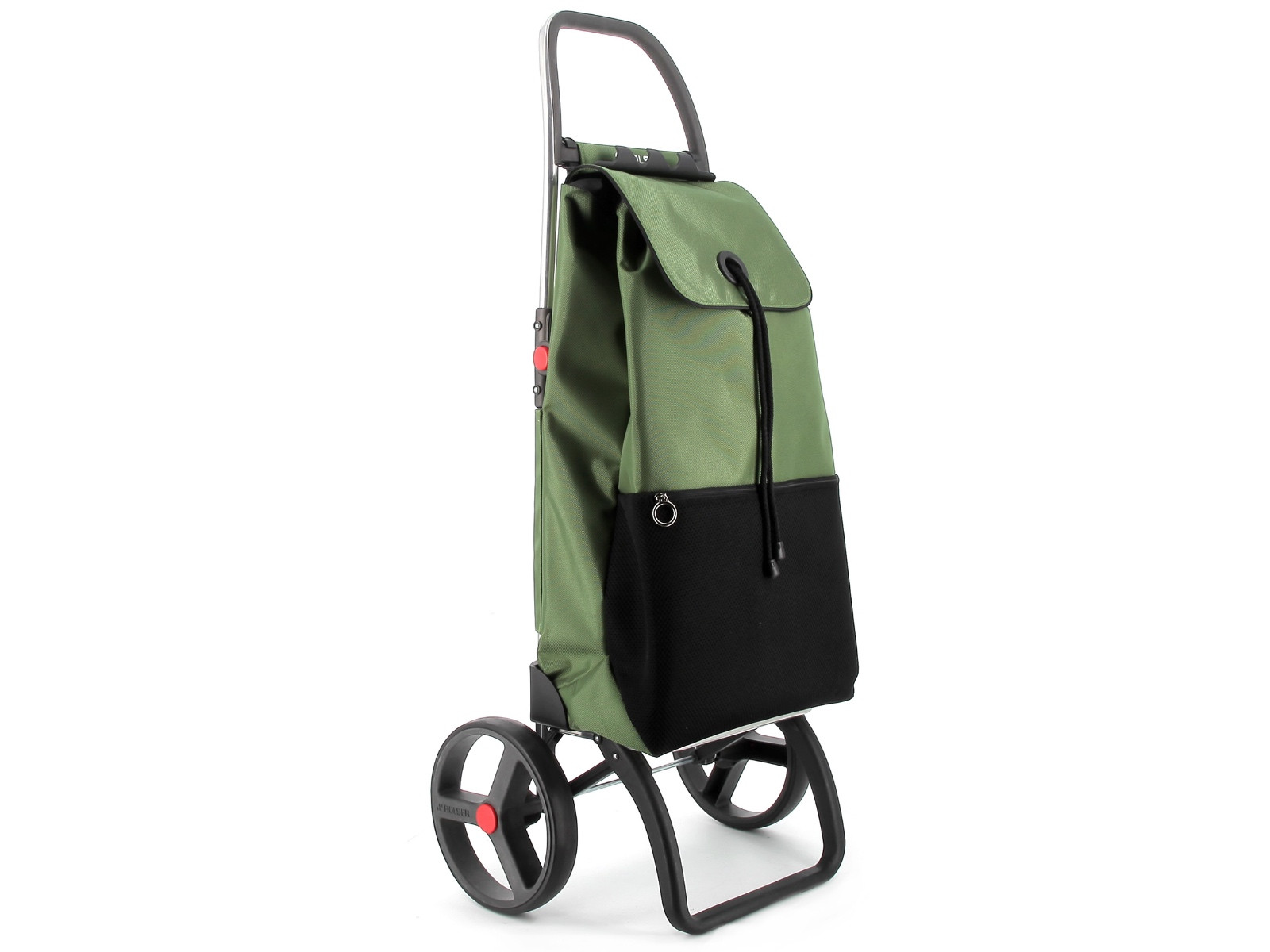 Wózek na zakupy Rolser I-Max 2LRSG Urban MF Khaki / duże koła składany