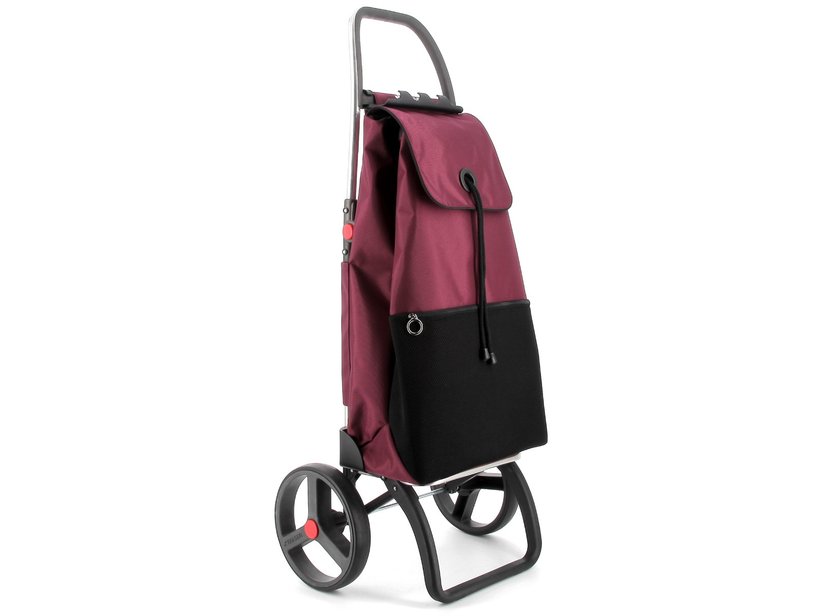 Wózek na zakupy Rolser I-Max 2LRSG Urban MF Berry / duże koła składany