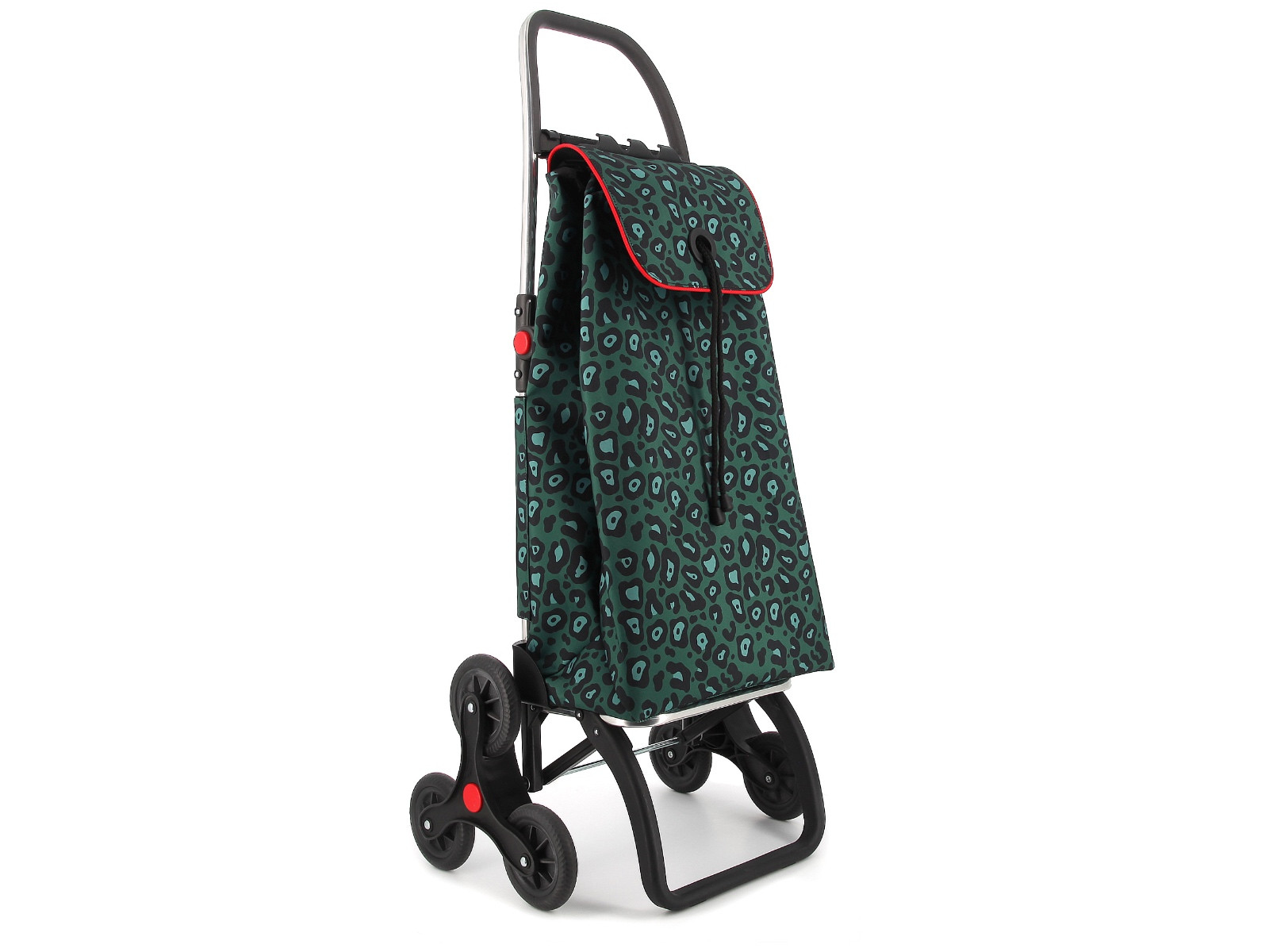 Wózek na zakupy Rolser I-Max 6L Wild Green / schodowy składany