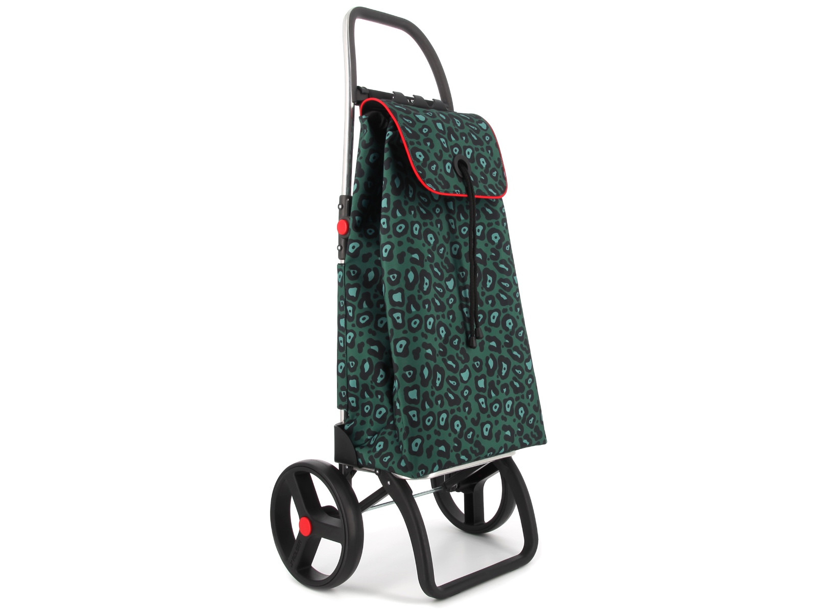 Wózek na zakupy Rolser I-Max 2LRSG Wild Green / duże koła składany