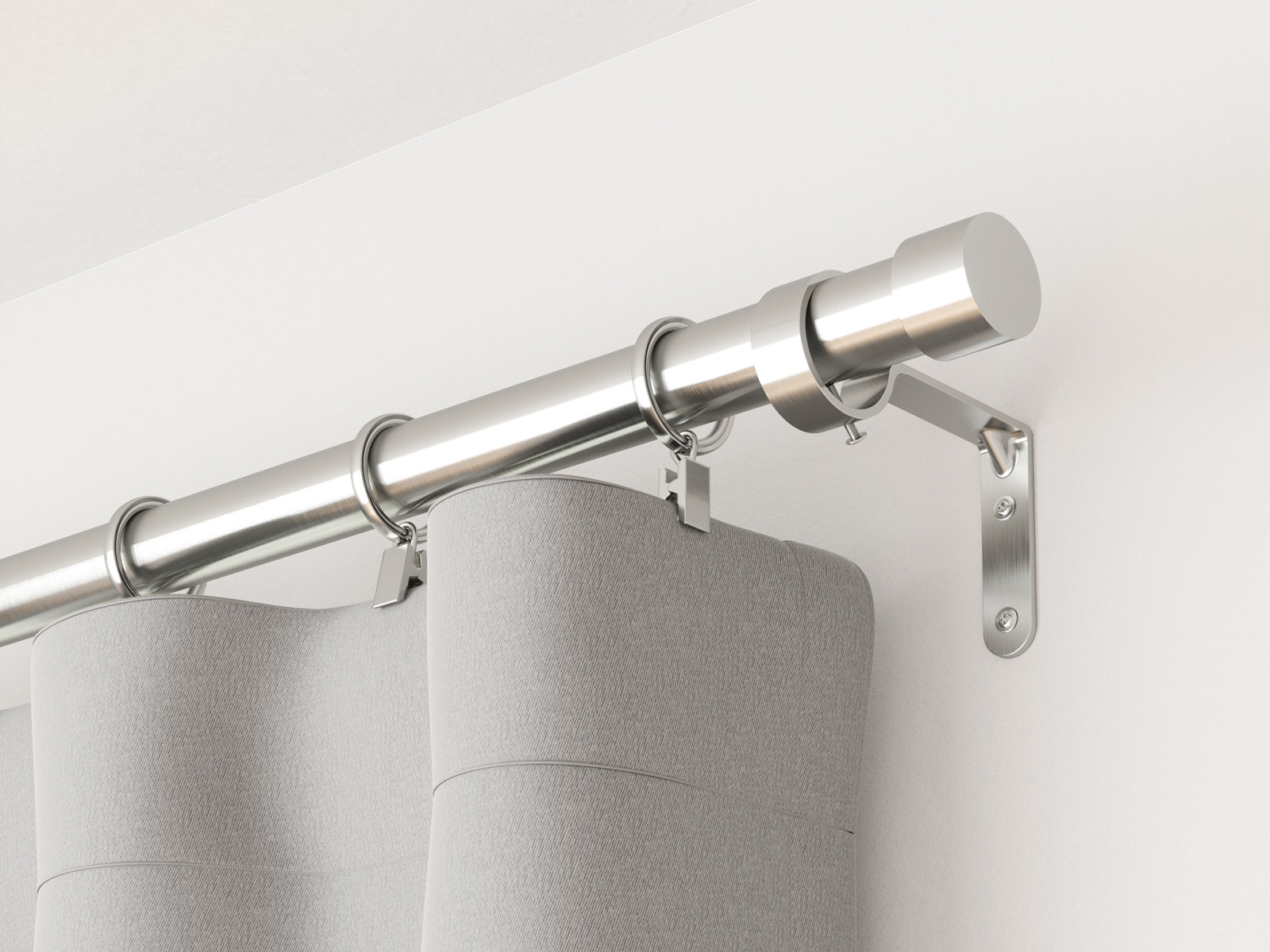 Karnisz ścienny Umbra Cappa Nickel L