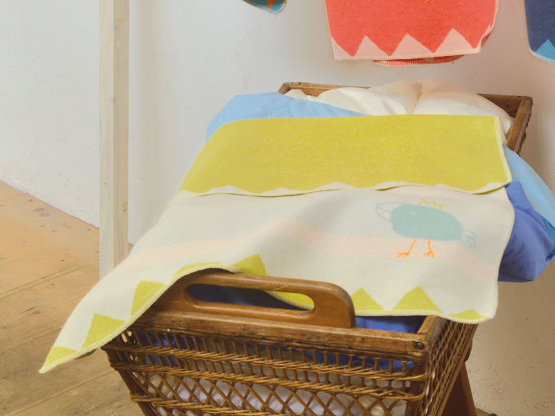 Kocyk DF Juwel King Bird Green 70x90