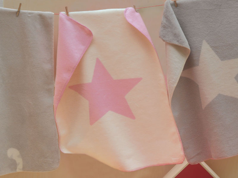 Kocyk DF Niki Star Pink 75x100