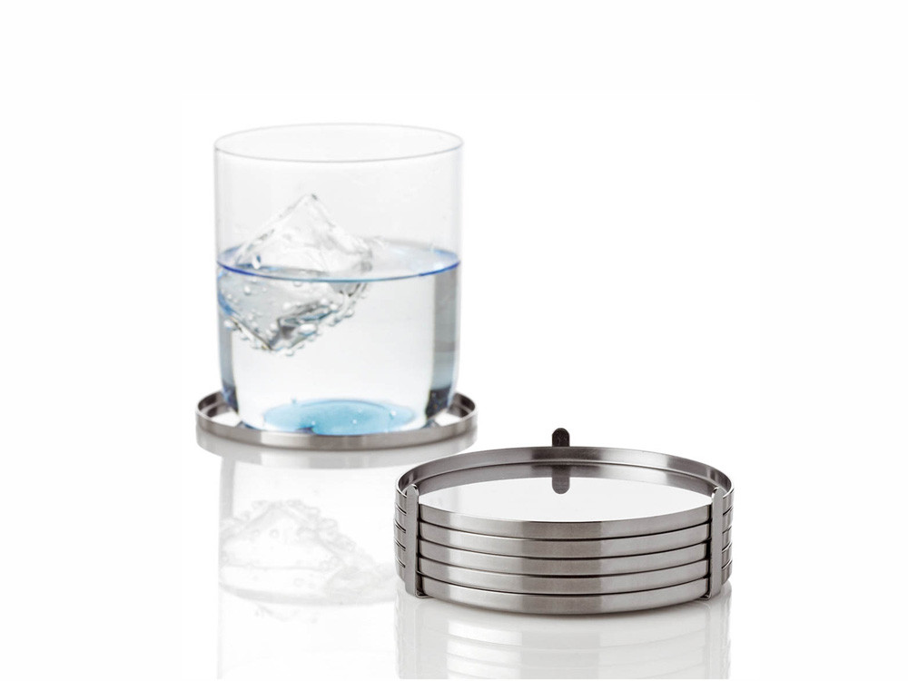 Komplet podstawek pod szklanki x6 Stelton AJ Cylinda