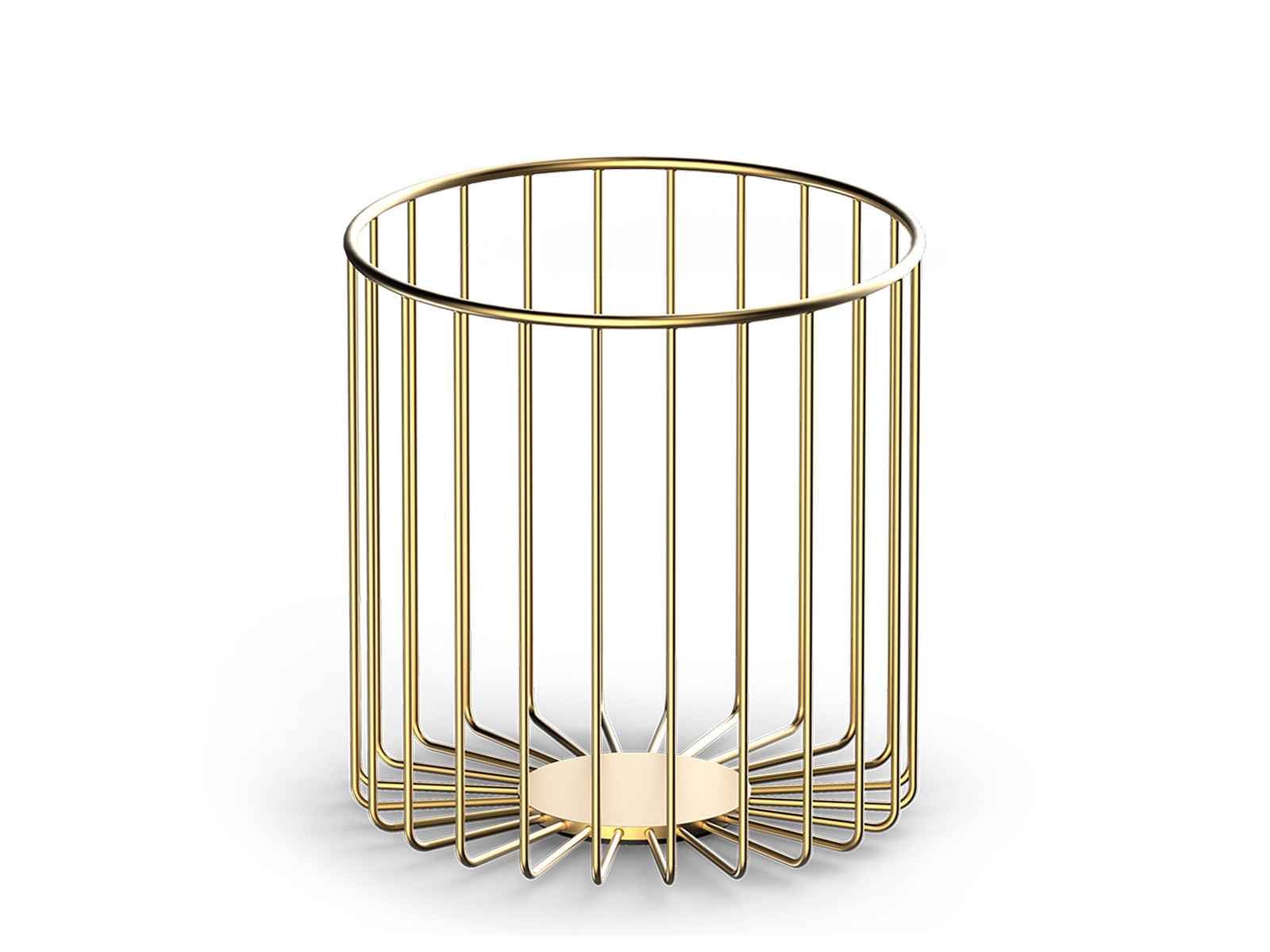 Kosz na ręczniki i bieliznę Decor Walther DW 220 Gold Matt PVD