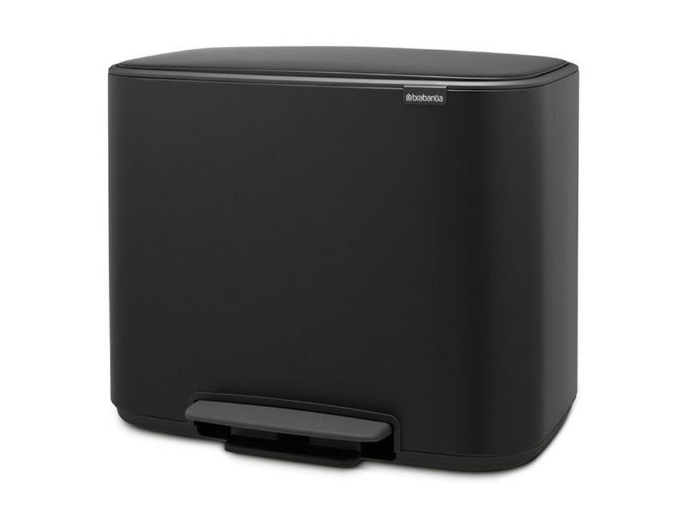 Kosz na śmieci Brabantia Bo Pedal Black Matt 36L