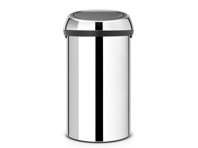 Kosz na śmieci Brabantia Touch Steel Brilliant 60L